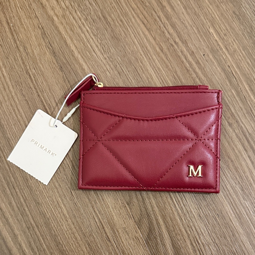 Primark Burgundy Quilted Card Holder